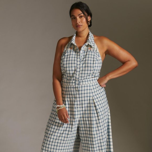 Anthro Picnic Jumpsuit - Picture 6 of 7